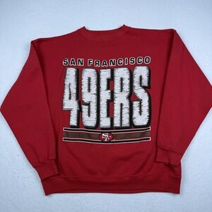 Vintage San Francisco 49ers Sweatshirt Mens XL Red NFL Football Jostens 90s